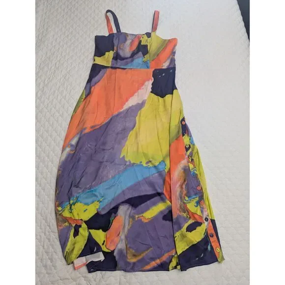 🌈 The Drop Abstract Print Maxi Dress by @Takkunda XXL - Picture 5 of 10